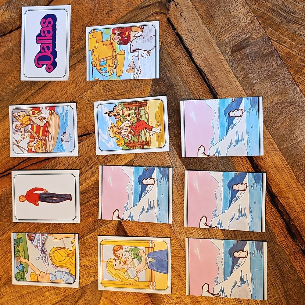 Vintage Barbie Sticker Album Panini 1983 Stickers